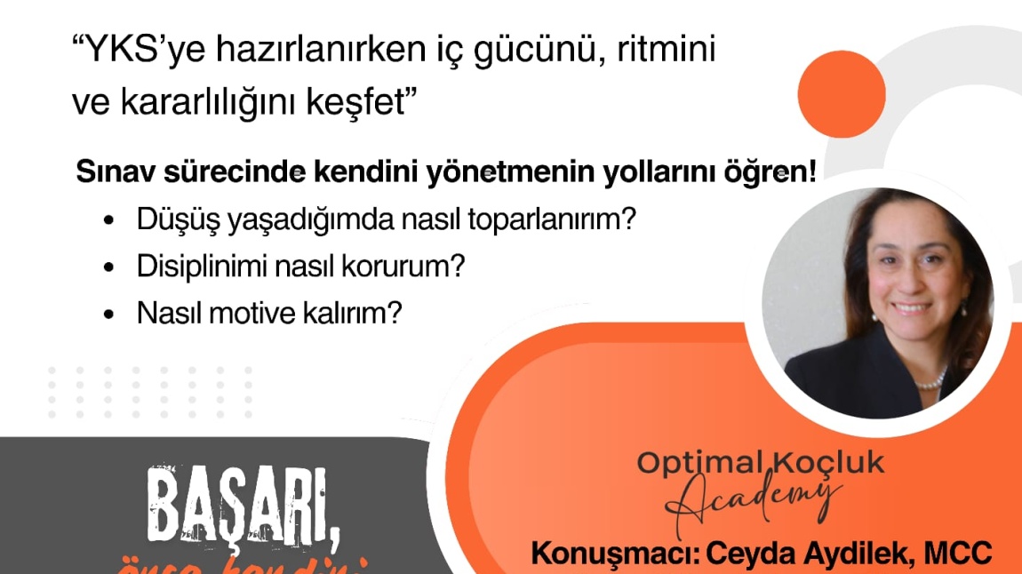  HEDEFİNİ ŞAŞIRMA!  11 ve 12. Sınıflara Özel Harika Bir Seminer Geliyor!